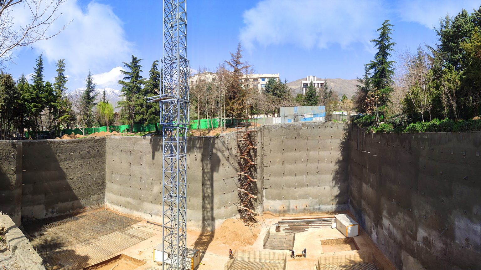 Construction of Negin tower